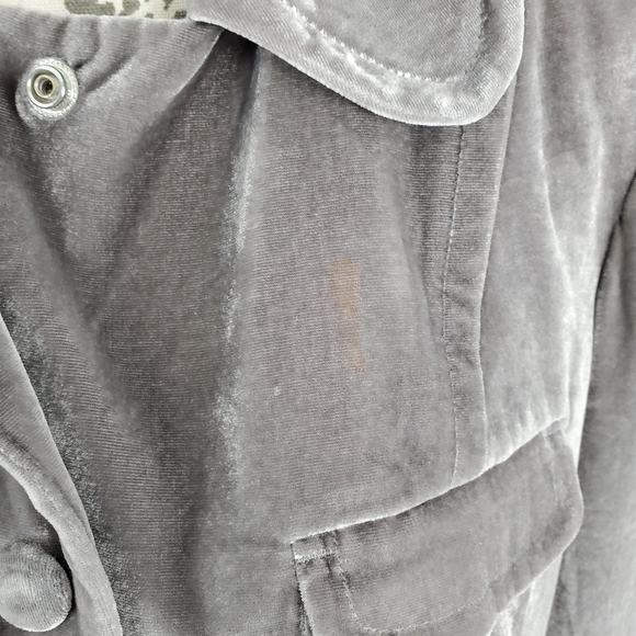 Sigrid Olsen Gray Silky Soft Jacket Size 10 - Picture 8 of 8